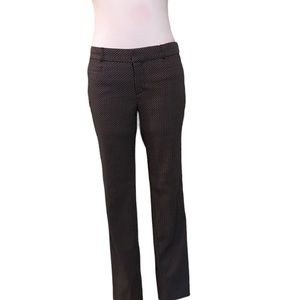 Banana Republic skinny, ankle length trouser. Light weight tweed, blue/red.